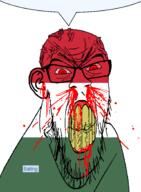 angry blood bloodshot_eyes clenched_teeth cracked_teeth ear flag flag:hungary glasses hair hungary mustache nosebleed red_eyes sating_(user) soyjak speech_bubble speech_bubble_empty stubble subvariant:feralrage teeth variant:feraljak vein yellow_teeth // 1347x1829 // 98.2KB