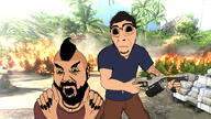 beard black_nails blue_shirt blue_sky boulder brown_pants burning drugs far_cry far_cry_3 fire flamethrower glasses grass high island jason_brody logs mohawk mountain necklace palm_tree plant plantation plants red_tanktop red_top sand scar skrillex slutson someordinarygamers stubble subvariant:hornyson subvariant:hydrocephason subvariant:slutson tropical vaas variant:cobson video_game weed // 1920x1080 // 2.2MB