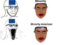 american_flag amerimutt brown_skin european_union excited flag hand hands_up subvariant:chudjak_front text united_states variant:chudjak variant:soyak // 750x575 // 69.6KB