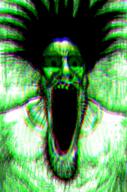 animated central_intelligence_agency glasses glitch glowie glowing grey_skin hair open_mouth schizo soyjak stretched_mouth subvariant:schizojak sunglasses variant:markiplier_soyjak // 423x640 // 14.6MB