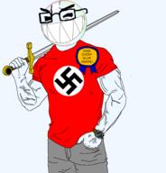 award bubble nazism swastika sword tadcgem text variant:chudjak // 1834x1913 // 424.1KB