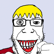 animated blond crazy excited ext=gif fist glasses hand insane nate smile soyjak stubble variant:markiplier_soyjak // 375x500 // 5.8MB