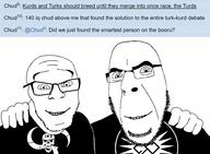 black_shirt chud clothes friendship glasses kurd kurdistan soybooru soyjak tshirt turk turkiye variant:cobson white_skin // 1900x1400 // 270.0KB