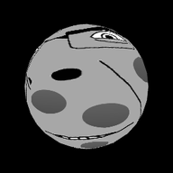 3d animated avant-garde glasses grey_skin planet rotating smile soyjak space sphere stubble variant:cobson // 265x265 // 230.8KB