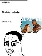 blacked frown glasses hair nigger thinking thought_bubble variant:chudjak // 1098x1469 // 146.5KB