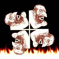 animated beard big_nose burning clothes crying ext=gif grin happy happy_merchant hat jewish_nose judaism kike kike_nose kippah meta:not_oc nas:merchant rubbing_hands scared spinning swastika // 255x255 // 112.2KB