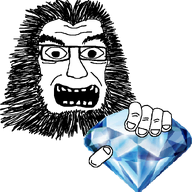 animated bump gem hairy happy holding_gem holding_object open_mouth soyjak variant:soydoz // 788x811 // 122.1KB