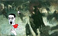 2soyjaks adolf_hitler angry communism crying flag:USSR happy_merchant horse painting running small_penis tagme_painting_name variant:chudjak variant:soyak // 2700x1689 // 1.2MB