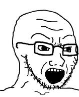 ai_but_not_completely_ai_doe aliased bald glasses meta:ai_generated open_mouth soyjak stubble template variant:soyak white_background // 636x780 // 23.3KB