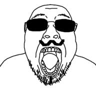 admin glasses nuadmin open_mouth soyjak stubble variant:bernd // 1200x1125 // 19.3KB