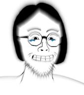 crying glasses grin hair laughing motion_blur stubble subvariant:nulennonjak teeth teeth_showing variant:lennonjak variant:turtlejak zoomed // 1059x1193 // 286.7KB