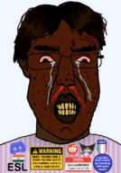 acne anger angry artist:doedoedoe black blood bloodshot_eyes brown discord faggot forehead_vein groomer jaundice meta:tagme negro nigger nosebleed queer rage reddit seethe subvariant:churnd tranny troon ugly vantablack yellow_eyes yellow_teeth // 550x791 // 107.4KB