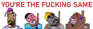Astrofene_(namefag) Warrior-Z(user) award crimean_tatar flag:femboy_pride_flag flag:transgender_pride_flag hanging imperator_(user) israel kratos lemon lemon_(user) minecraft northern_ireland pig quebec russia subvariant:scholar text turkiye united_states variant:bernd variant:meximutt variant:parrotjak you're_the_same // 4060x1292 // 1.0MB