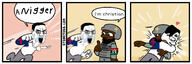 angry arm black_lives_matter black_skin bloodshot_eyes christianity clothes comic cross crying fist flag:christianity flag:pan-african full_body glasses hair hanf hugging leg open_mouth pan_african queen_of_spades soyjak speech_bubble stonetoss tshirt variant:chudjak // 1500x498 // 201.7KB