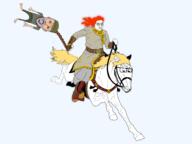 3soyjaks ack animal green_eyes horse horseback_riding mongol mongol_chud red_hair rope soyjak steppe tranny transparent_background trend:aryan varg varg_vikernes variant:bernd variant:chudjak variant:smugjak // 4000x3000 // 1.8MB
