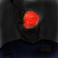 bot ciborg dark_place jeffrey_epstein red_eyes robot shadow variant:epsteinjak // 516x516 // 205.4KB