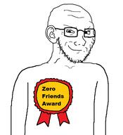 arm award badge closed_mouth ear glasses smug soyjak stubble variant:soyak // 548x600 // 39.0KB