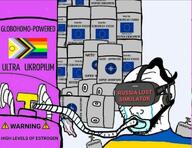 anesthesia copium country crying estrogen european_union flag flag:european_union flag:progress_pride_flag flag:ukraine gas_cylinder globohomo hohol lgbt nato oxygen_mask russia russo_ukrainian_war soyjak stubble text tranny ukraine variant:soyak virtual_reality // 768x590 // 78.8KB
