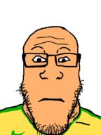brazil glasses neutral stubble subvariant:neutralplier variant:markiplier_soyjak // 600x800 // 36.8KB