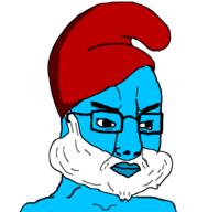 beard blue_skin papa_smurf red_hat smurf variant:chudjak // 909x976 // 55.6KB