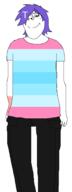 covered_eyes femjak flag:transgender_pride_flag ftm full_body happy pooner purple_hair subvariant:gapejak_female subvariant:terryjak terry_crews(namefag) trans trans_flag variant:gapejak // 1501x4000 // 89.6KB