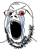 angry bloodshot_eyes crying eyebrows eyes gaping_mouth mouth_open nose stubble tear variant:gapejak white_background wrinkles // 580x773 // 23.7KB