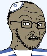 brown_skin clothes concerned hat jewish_nose judaism jude kike kippah nose rotten_teeth scared series:yehudyakim star_of_david subvariant:soyak_(concerned) tallit variant:soyak // 970x1150 // 32.6KB