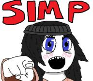 beanie chud clothes female glasses hair no_glasses open_mouth pointing soyjak text variant:soytan // 436x382 // 20.3KB