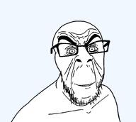 angry glasses good hair happy he_will_always_be_a_gem jacksepticeye looking_at_you mustache open_mouth smile soyjak stubble subvariant:fergus teeth template variant:feraljak wholesome youtube // 838x751 // 18.5KB