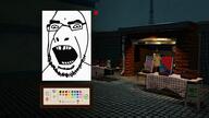 glasses open_mouth passpartout redraw soyjak stubble variant:cobson video_game // 1920x1080 // 401.1KB