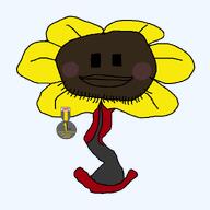 1_year_on_bald_men_with_glasses_website big_lips flower flowey hunky_twink_sex_machine nate nate_higgers natejak petals plant stem stubble undertale variant:floweyjak yellow_petals // 1000x1000 // 37.1KB