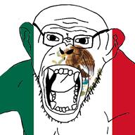 angry animal beard country ear flag flag:mexico glasses looking_at_you meta:tagme mexico monkey nigger open_mouth variant:monkeyjak // 500x500 // 122.8KB