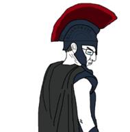 armor closed_mouth clothes crying frown glasses hair helmet odysseus sad side_profile soyjak the_odyssey variant:chudjak // 1080x1092 // 474.0KB