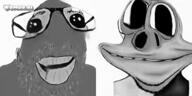 angry animated arm art black blue_skin bottle can chair closed_mouth clothes coal colorful deformed drawn_background ear fire flag footprints frown full_body gem get glasses glowing glowing_eyes grey_skin hair hand incomprehensible_woahjack kuz lips lolkek meds multiple_soyjaks neutral oh_my_god_she_is_so_attractive open_mouth pointing russia sad sign smile soot soot_colors sound soy soyjak soyjak_party soyjak_trio soylent sproke stubble subvariant:emmanuel subvariant:wholesome_soyjak swastika table text the_last_supper thougher tranny tshirt variant:a24_slowburn_soyjak variant:chudjak variant:cobson variant:feraljak variant:gapejak variant:impish_soyak_ears variant:israeli_soyjak variant:markiplier_soyjak variant:soyak variant:tony_soprano_soyjak variant:two_pointing_soyjaks video wombo_ai yellow_skin // 1280x640, 72.9s // 12.2MB