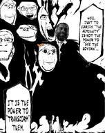bleach_(anime) bow bowtie cape clothes ear female full_body gigachad glasses kubochad manga multiple_soyjaks mustache oh_my_god_she_is_so_attractive open_mouth smile soyjak speech_bubble stubble subvariant:wholesome_soyjak text trollface variant:cobson variant:feraljak variant:gapejak variant:impish_soyak_ears variant:markiplier_soyjak yhwach // 436x549 // 107.4KB