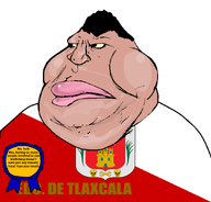 animal award bird bone brown_skin building castle crown fat flag flag:tlaxcala gynaecomastia hair lips mexico meximutt obese open_mouth series:mexican_states sex_trafficking skull soyjak spanish_text state teeth text tlaxcala tlaxcalan tongue transparent_background ttd variant:meximutt yellow_teeth // 888x849 // 94.2KB