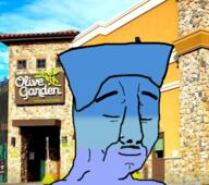calm closed_eyes closed_mouth hair irl_background mustache nemets olive_garden pyotr_wrangel smile soyjak twitter variant:chudjak // 504x446 // 346.2KB