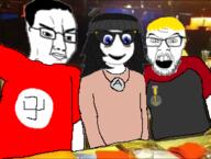 angry glasses nate soyjak_party table trio variant:chudjak variant:feraljak variant:soytan // 300x226 // 63.3KB