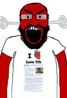 421 1618 1832 1866 1879 1892 1914 1981 1998 angry arm auto_generated beard clothes country glasses june june_7 open_mouth red soyjak steam subvariant:science_lover text variant:markiplier_soyjak wikipedia // 1440x2096 // 638.4KB