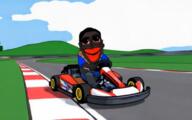 award black_skin car drawn_background featured hair looking_at_you mario_kart meta:ai_generated rope subvariant:chudplier subvariant:jartycuck trend:jartycuck variant:chudjak variant:markiplier_soyjak // 800x500 // 311.6KB