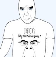 blue_eyes clothes facing_front gem he_will_always_be_a_gem looking neutral parody soyjak template variant:cobson // 1050x1070 // 88.9KB