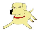 brown_eyes collar dog ear labrador_retriever paw series:animaljaks smile subvariant:nucob tail variant:cobson // 688x460 // 11.5KB