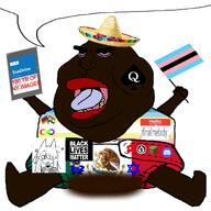 angry armenia autism black_lives_matter blm_logo block bloodshot_eyes bnwo brown_skin cord crying cunny diaper diarrhea discord discord_logo_facial_mark finalmelxdy flag flag:armenia flag:india flag:mexico flag:minor_attracted_person flag:transgender_pride_flag fpe fpedo fundamental_paper_education grass hard_drive india leftist meta:namefags mexico meximutt minecraft name_tag nigger pedophile poop queen_of_spades red_lips sjw sombrero spade speech_bubble speech_bubble_empty star_of_david subvariant:pissbaby uttp utubetrollspolice variant:meximutt xitter youtube youtube_shorts // 1206x1206 // 831.0KB
