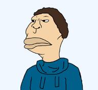 blue_hoodie brown_hair frown hoodie lips looking_to_the_left subvariant:brazilmutt variant:meximutt white_skin // 888x818 // 16.2KB