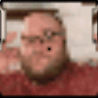 2019 3dgifmaker animated beard closed_mouth clothes ext=gif fat fat_duel glasses irl open_mouth red_tshirt schizo soyboy subvariant:fatjak_irl tshirt variant:fatjak // 250x250 // 612.8KB