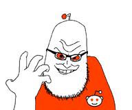 beard evil eyeglasses glasses orange_eyes reddit smile syndrome_(the_incredibles) the_incredibles variant:syndromejak // 600x500 // 13.4KB