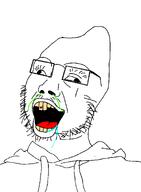 bald beard big_lips big_nose blush blushing clothes fixed_coloring_reupload glasses hoodie mustache soyjak stubble variant:bwcsheniqua white_background white_skin // 1000x1366 // 72.6KB