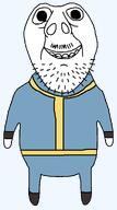 alive boots brimmiest_comments_section☣️☣️☣️_do_not_enter☣️☣️☣️ clothes fallout full_body happy jumpsuit shitty_edit smile subvariant:brunetto variant:bernd vault_suit // 541x969 // 22.3KB