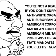 angry animated arm average_leftist ear glasses hair hand happy_merchant judaism large_nose soyjak star_of_david ukraine variant:chudjak wordswordswords // 1613x801 // 130.4KB