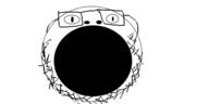 glasses oekaki open_mouth soyjak stubble variant:unknown // 500x250 // 22.7KB